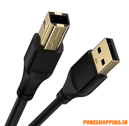 RTS High Speed USB 2.0 (1.5 Meter) Printer Cable USB Scanner Cable A Male to B Male Compatible with Printers, Scanner for Canon, Brother, Dell, HP, Samsung, Lexmark, Panasonic 2 Year Warranty