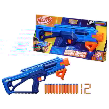 Nerf N Series Double Impact Blaster, 12 Official Nerf N1 Darts