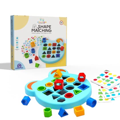 Braintastic Shape Matching Puzzle Toy for Kids | Educational Shape Sorter Board Game with Pattern Cards | Learning & Sorting Activity Set for Toddlers | Early Learning Montessori Toy (Ages 3+) Braintastic Shape Matching Puzzle Toy for Kids | Educational Shape Sorter Board Game with Pattern Cards | Learning & Sorting Activity Set for Toddlers | Early Learning Montessori Toy (Ages 3+)