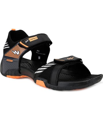 Campus - Black Men's Floater Sandals