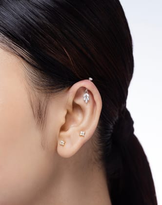 Zircon leaf - screw Helix Hanging