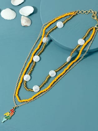 Gold-Plated  White Brass Layered Chain