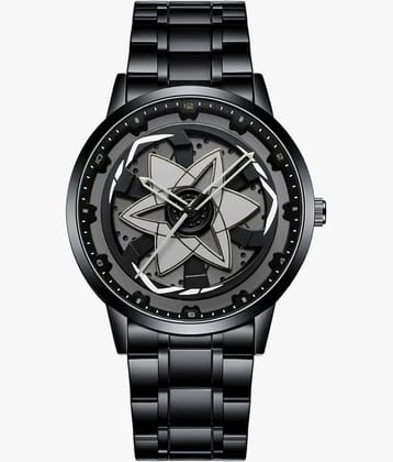 MIVAAN Black Stainless Steel Analog Men's Watch