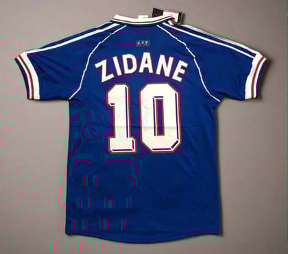 France 1998 ZIDANE 10 World Cup Home Retro Jersey-S