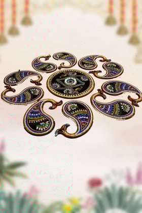 Stone Design Acrylic Rangoli