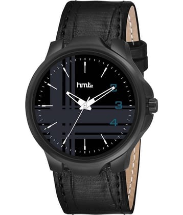 HMTe - Black Plastic Analog Men's Watch