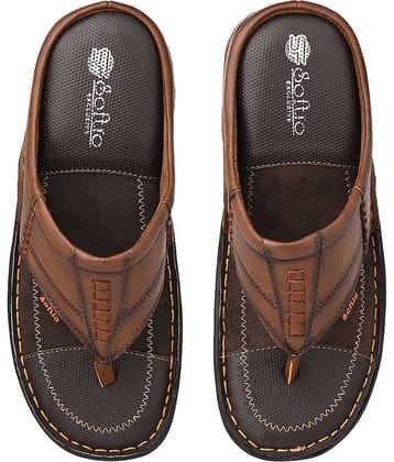 softio - Brown Men's Daily Slipper