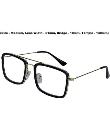 Peter Jones Black Square Spectacle Frame l16006b