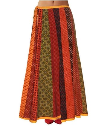 Sttoffa Cotton A-Line Skirt - Multi Color