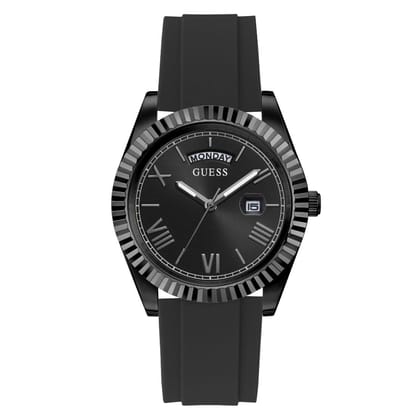 Guess Men 42 mm Black Dial Analog Watch- GW0335G1-Black