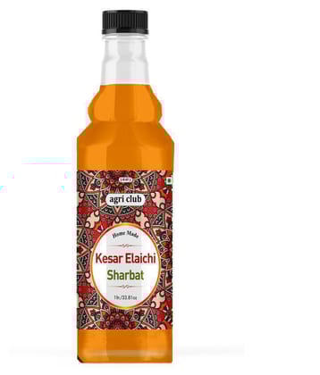 AGRI CLUB Kesar Elaichi Sharbat 1 L