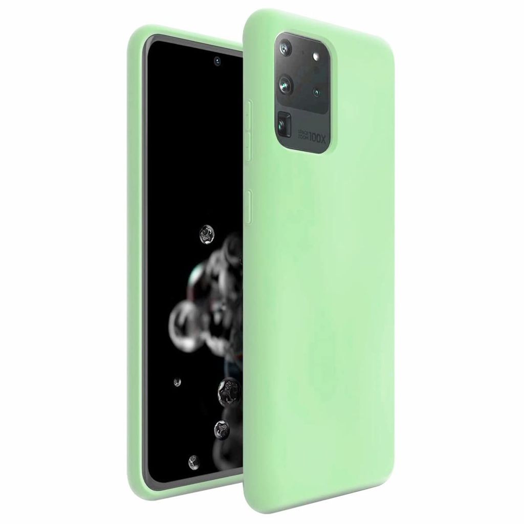 LIRAMARK Liquid Silicone Soft Back Cover Case for Samsung Galaxy S20 Ultra / S20 Ultra 5G