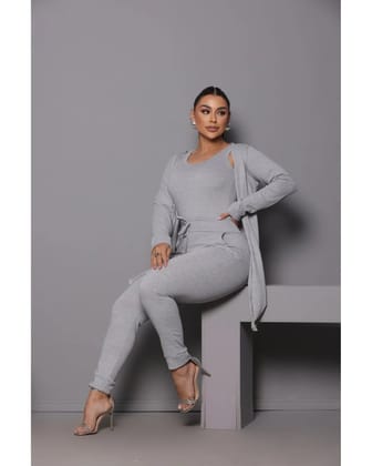 LANZINHA 3-PIECE SET-Light Grey / S