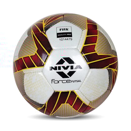 Nivia Force Futsal Football (Size - 4) by Total Sporting And Fitness Solutions Pvt Ltd