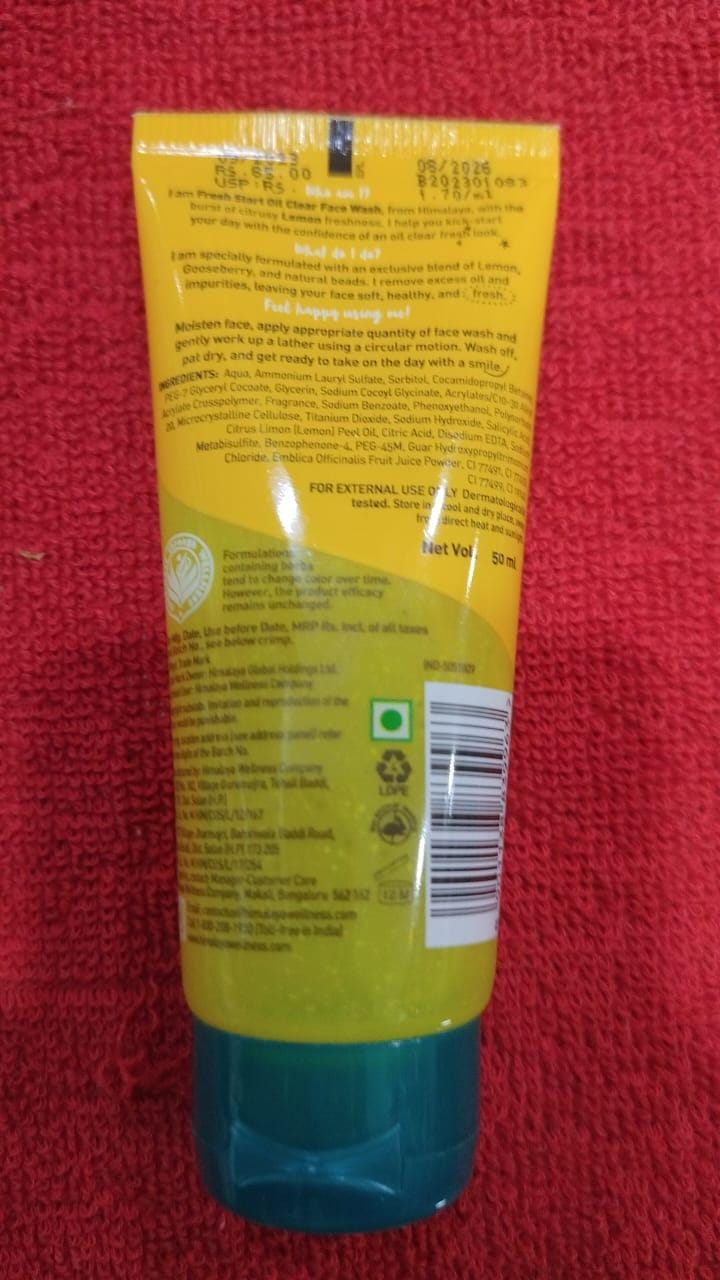 HIMALAYA LEMON FRESH START FW 50ML