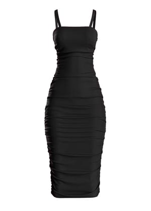 Adria Ruched Dress-XXS