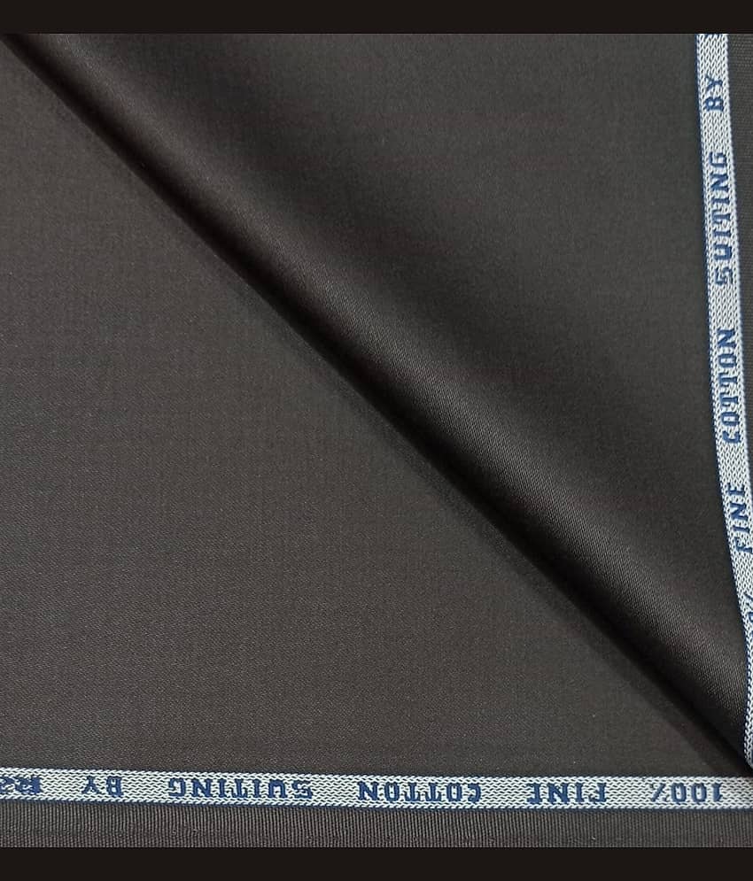 Raymond Brown Cotton Men's Unstitched Pant Piece ( Pack of 1 )
