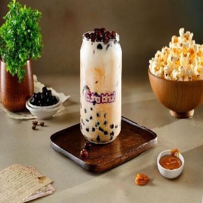 Caramel Crunch Popcorn Thickshake