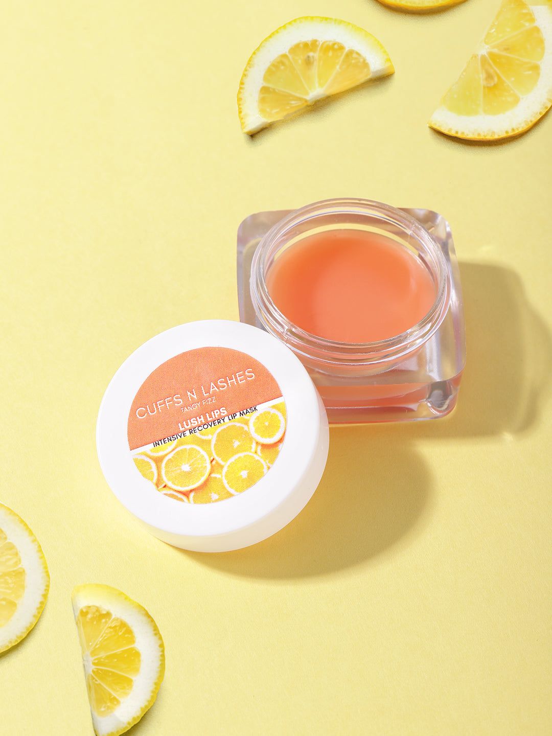Cuffs N Lashes Lush Lips Intensive Recovery Lip Mask-Tangy Fizz