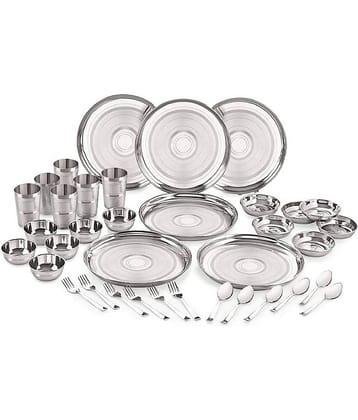 Neelam Stainless Steel Dinner Set of 36 Pieces