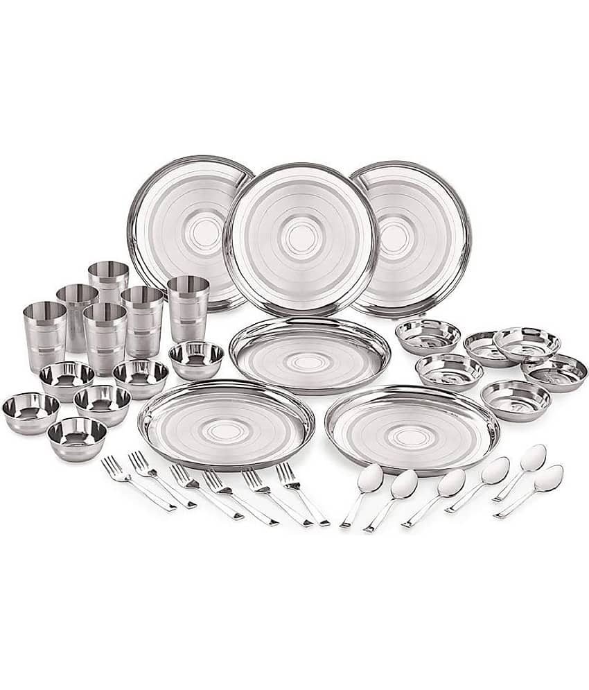 Neelam Stainless Steel Dinner Set of 36 Pieces
