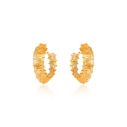 Skycraper Bold 18K Gold Plated Hoops