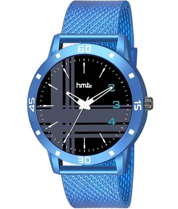 HMTe - Blue Plastic Analog Men's Watch