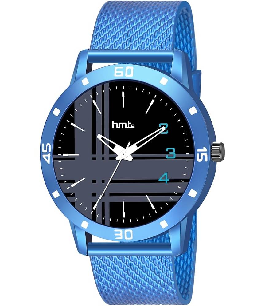HMTe - Blue Plastic Analog Men's Watch