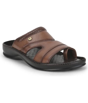 Liberty - Tan Men's Leather Slipper
