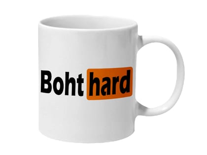 Multicolor Boht Hard Brush Hub Style Ceramic Mug