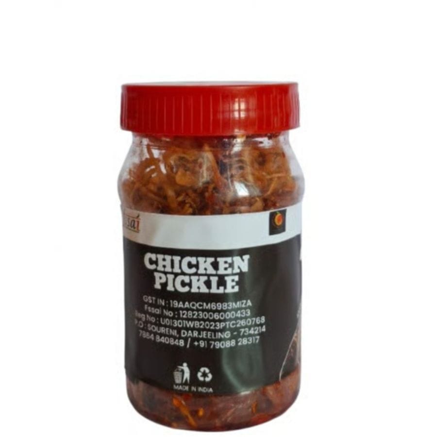 Chicken Pickle - Authentic Indian Flavor, Spicy & Tangy - 100 gm