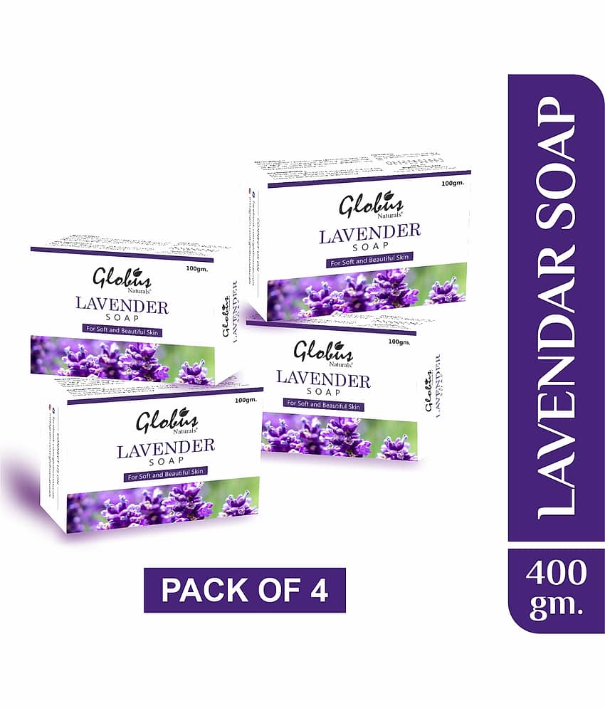 Globus Naturals - Beauty Bathing Bar for Combination Skin (Pack of 4)