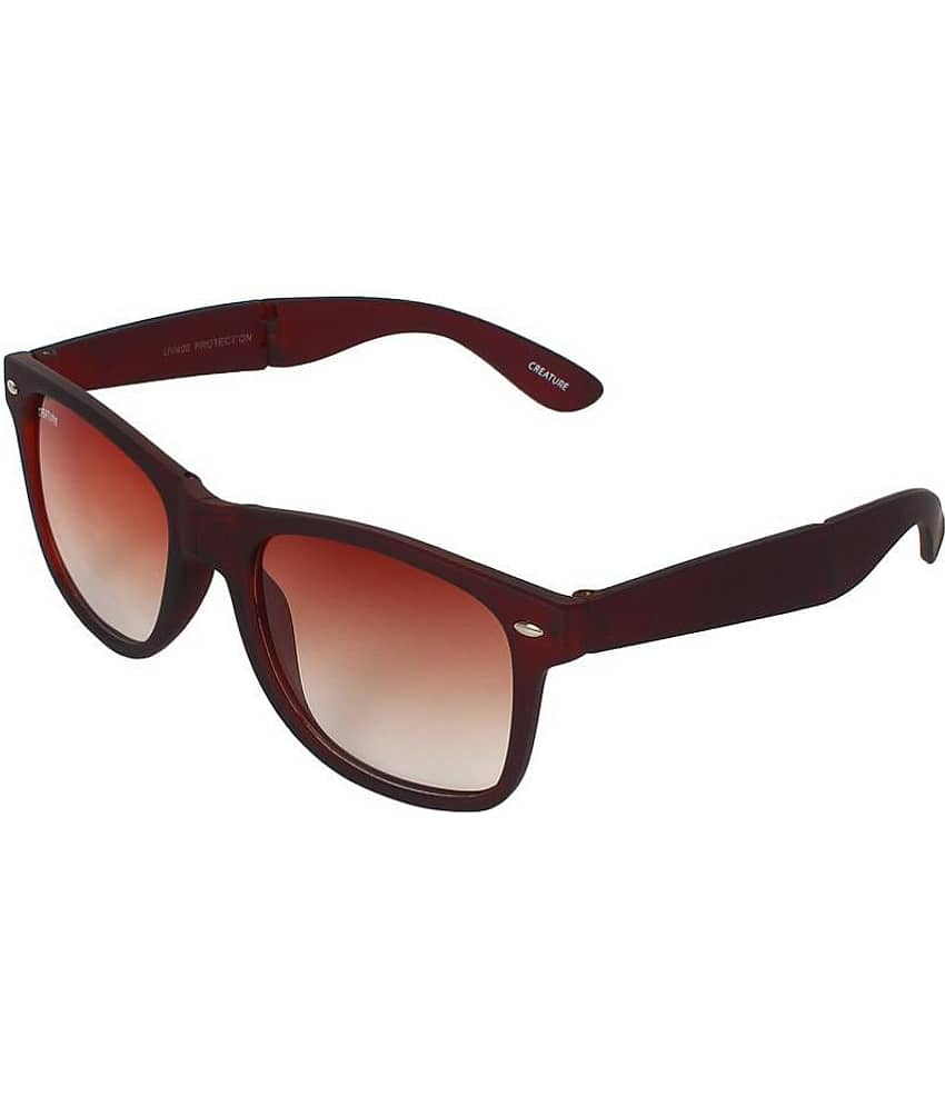Creature - Brown Square Sunglasses ( SUN-151 )