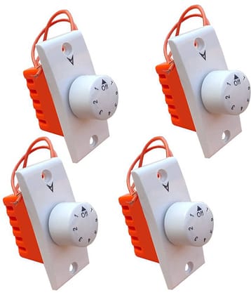 HIRU Fan Regulator -7 Step Fan Regulator for Home & Office (Non Modular,Pack of 4)