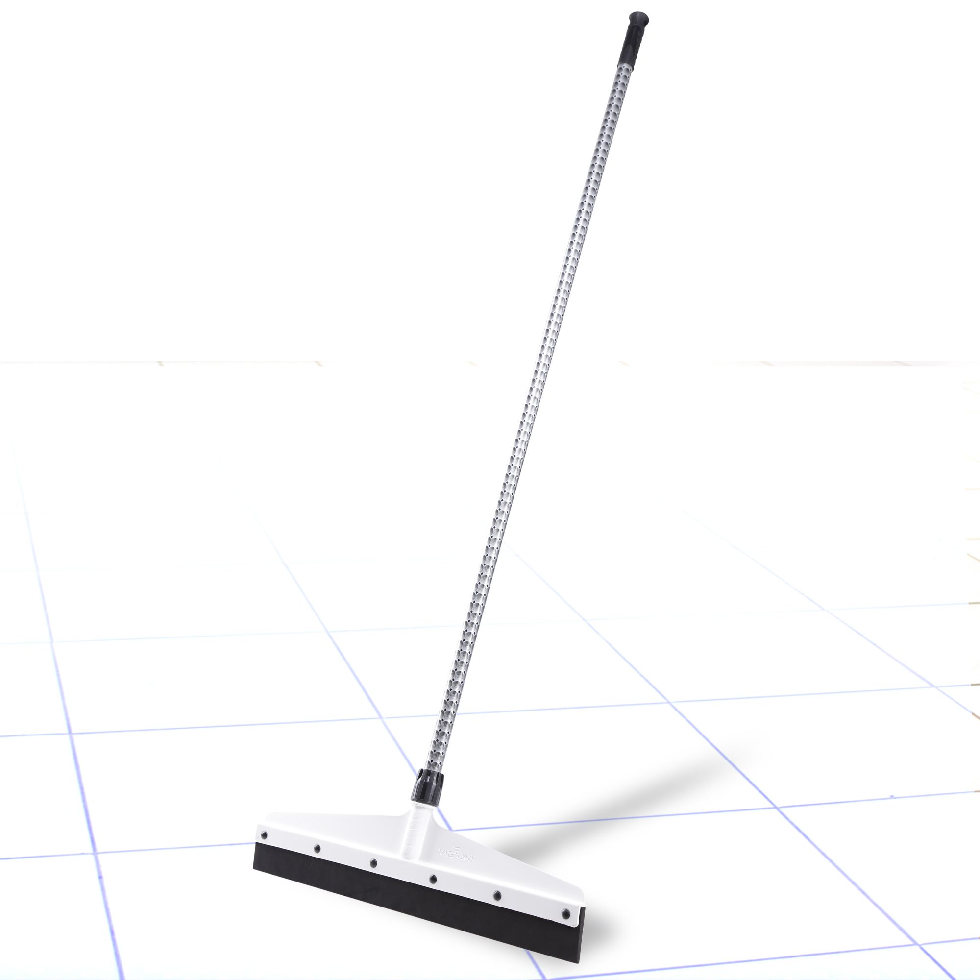 19 inch White Floor Wiper - Extra Large, Durable Cleaning Tool for Effortless Floor Maintenance