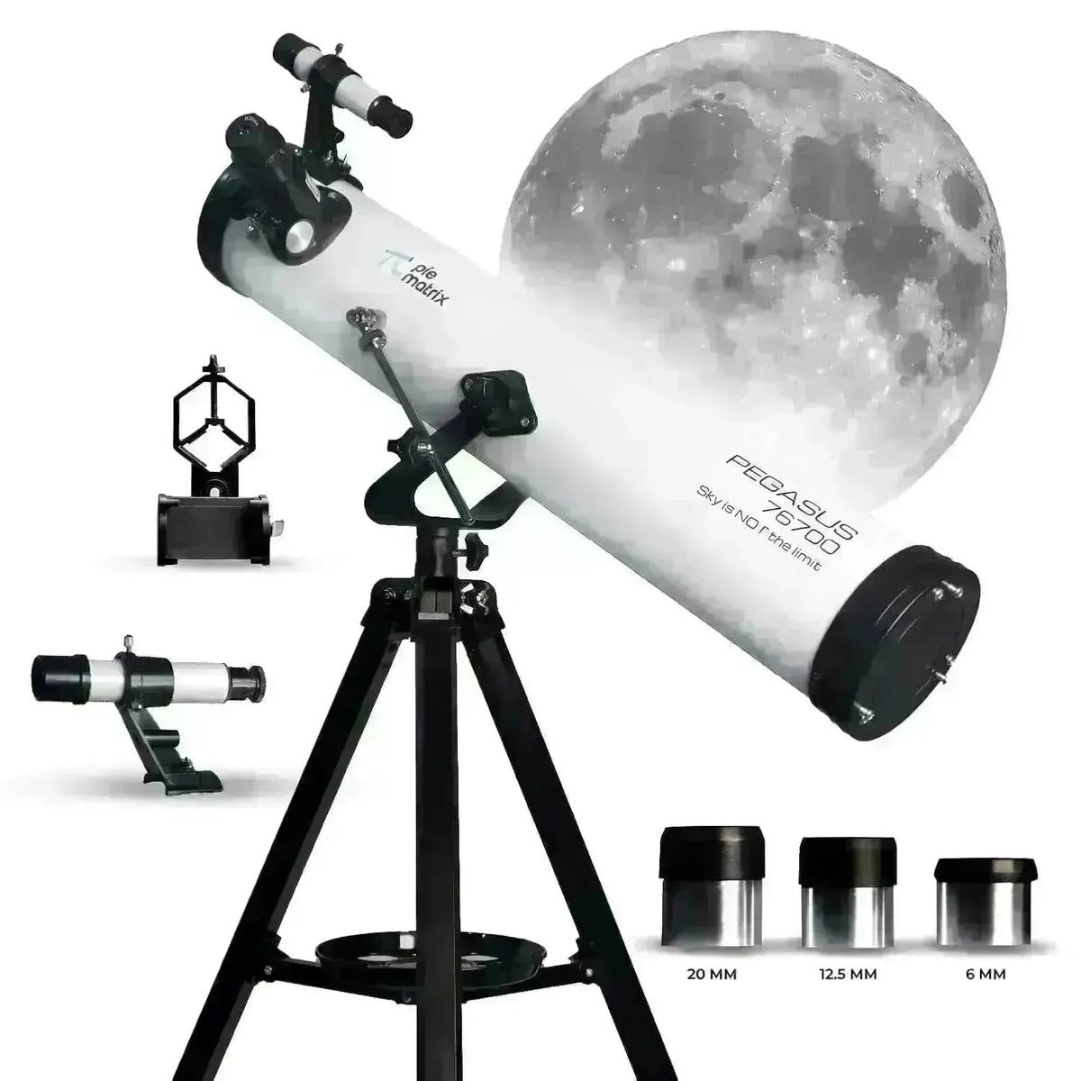 Pie Matrix Pegasus 76700 White Telescope