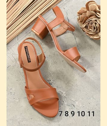 Footloose Tan Women's Slip On Heels