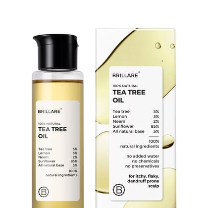 Tea Tree Hair Oil For Dandruff Control