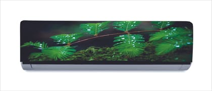 DreamKraft Beautiful Green Leaves Tree AC Sticker (Multicolor PVC Vinyl, 30cm X 91cm)