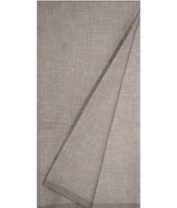 KUNDAN SULZ GWALIOR Grey Cotton Blend Unstitched Shirt pc