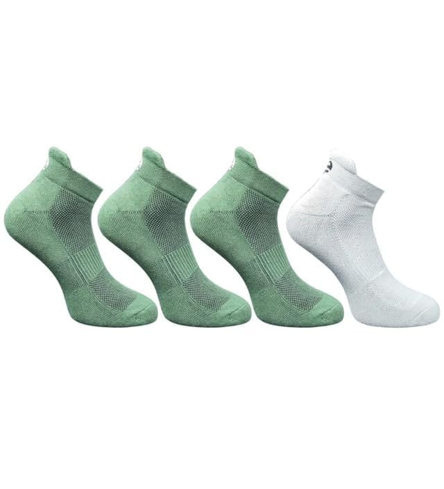 4_Pair Set Unisex Casual Cotton Printed Ankle Length Socks (Multicolor)-PID63446