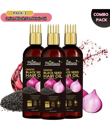 Phillauri - Anti Dandruff Onion Oil 300 ml ( Pack of 3 )