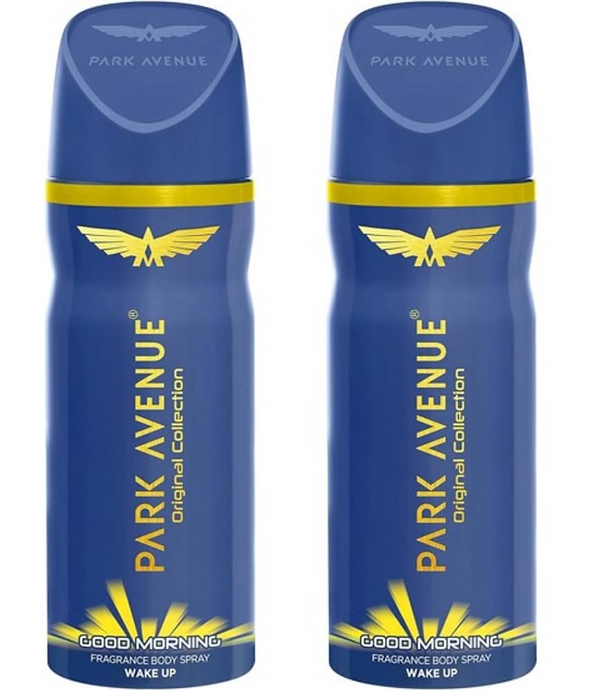Park Avenue GOOD MORNIND BODY SPRAY,150 ML EACH Deodorant Spray for Unisex 300 ml ( Pack of 2 )