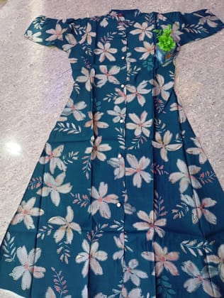 Multicolour Embroidered Single Kurta Dress Multicolour Embroidered Single Kurta Dress