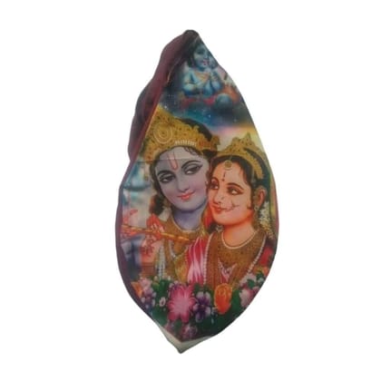 Tulsi Japa Mala with Sakshi Mala/Mala Counter with Hare Krishna Printed Gomukhi Bag/Jholi