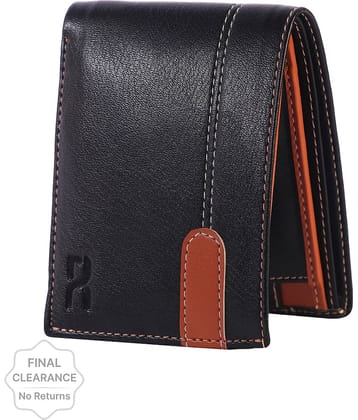 Dezire Crafts PU Embellished Men's Regular Wallet With 7 Slots For Card ( Black , Pack of 1 )