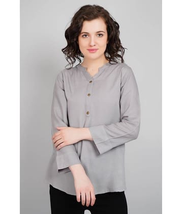 PP Kurtis Rayon Solid Straight Women's Kurti - Peach ( Pack of 1 )