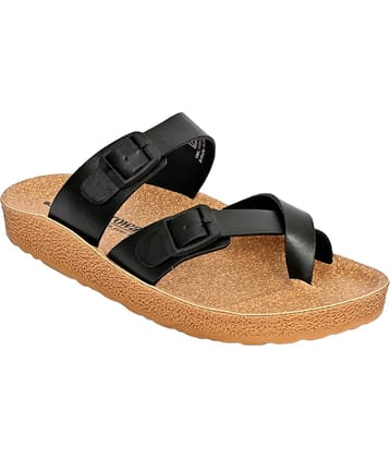 Aerowalk Brown Men's Leather Slipper