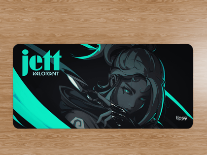 "JETT- Gaming" Mousepad – Elevate Your Gaming Experience-Medium (28CM x 60CM)