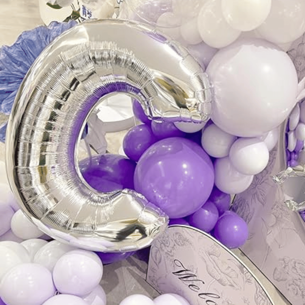 Letter C Silver Foil Balloon - 16 inches - 1PC - Party and Festive Needs | Buy online on ZillyBuy